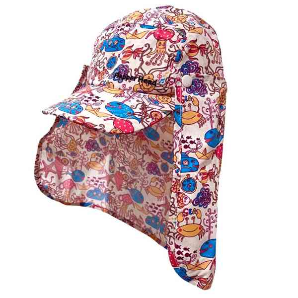 Submarine Kids Legionnaires Flap Hat - Flapper Head